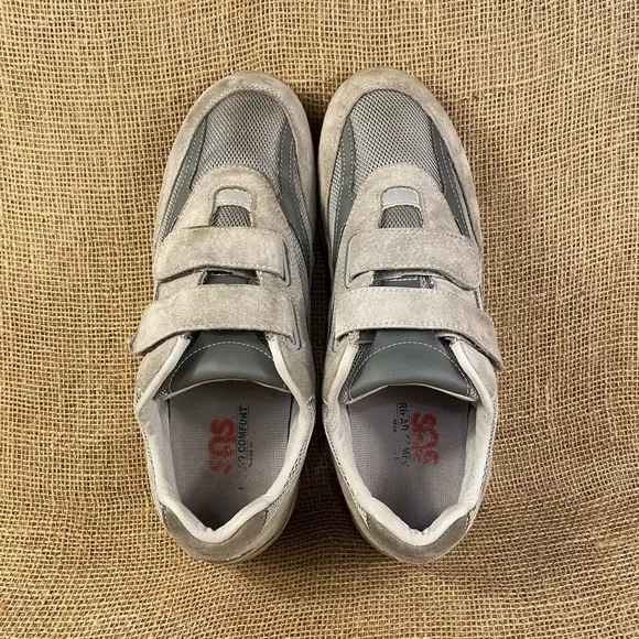 SAS shoes sneakers walking running straps gray size 13.5
