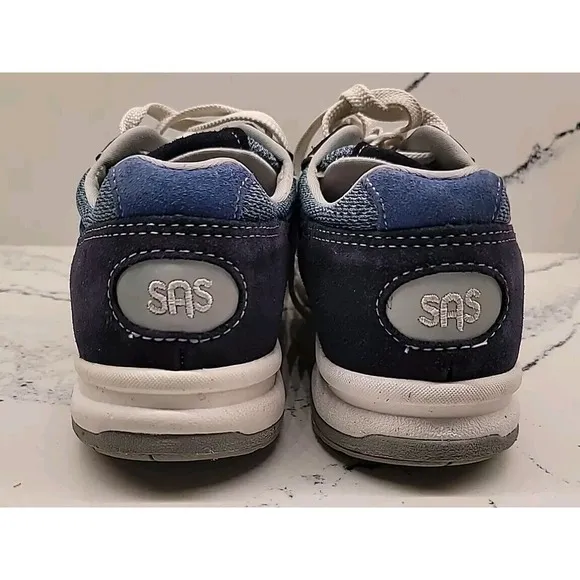 SAS‎ Tour Mesh LT Marine Mens Size 6M Womens Size 8M Blue Tripad Comfort Shoes