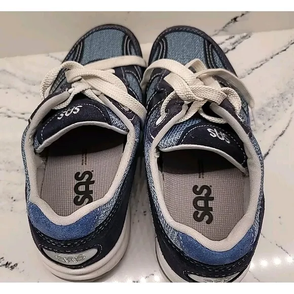 SAS‎ Tour Mesh LT Marine Mens Size 6M Womens Size 8M Blue Tripad Comfort Shoes