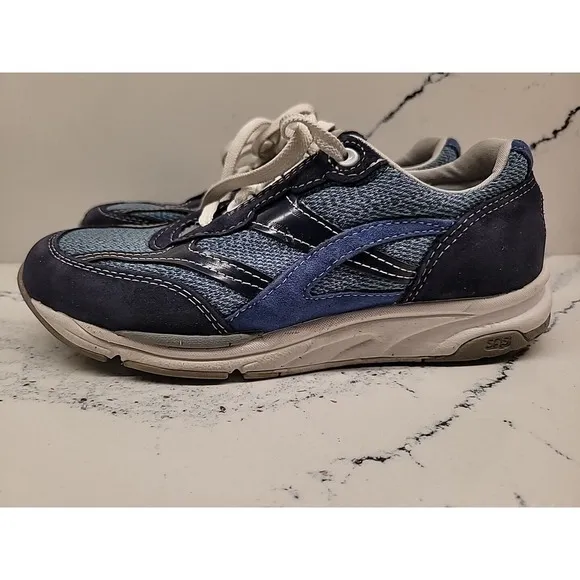 SAS‎ Tour Mesh LT Marine Mens Size 6M Womens Size 8M Blue Tripad Comfort Shoes