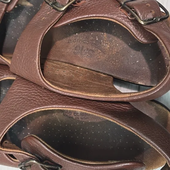 SAS Tripad Women Brown Leather Ankle Sandals Shoes Sz 8M