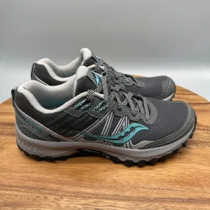 Saucony Excursion TR 14 Shoes Womens Size 7.5 Charcoal/Marine Running Sneakers