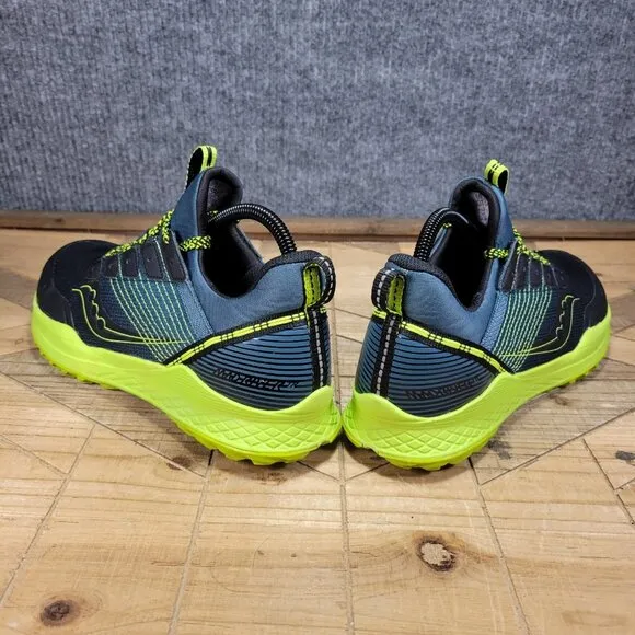 Saucony Mad River TR SAMPLE SZ 9 Running Hiking Shoes Citron/Black S20521-37