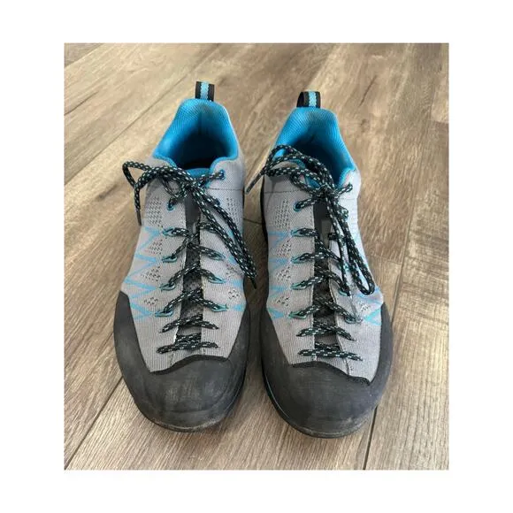 Scarpa Mens Crux Air Smoke Lake Blue Hiking Shoes Size 8
