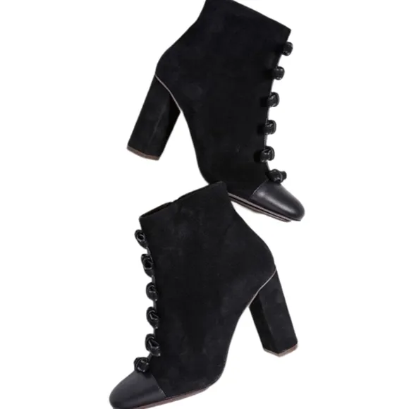 See By Chloe Calfskin Granny Chelsea Boots