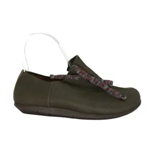 SERGIO TOMANI Women's Verde Green Leather Marine Slip On Shoes Size 36 US 6