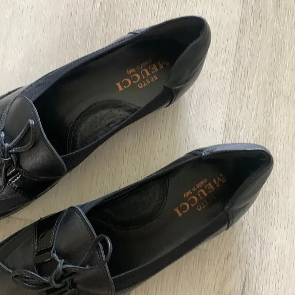 SESTO MEUCCI BRENT leather patent comfortable shoes flats size 8 M