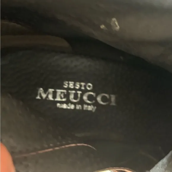 Sesto Meucci Made in Italy Brown Leather Ankle Boots