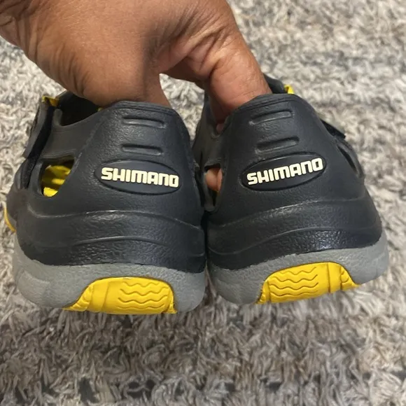 Shimano Evair Marine Fishing Shoes black yellow M5/W7