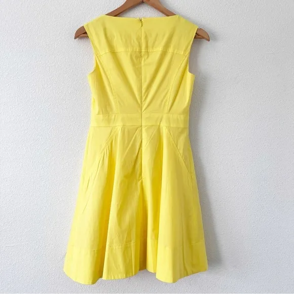 Shoshanna A-Line Mini Dress in Yellow