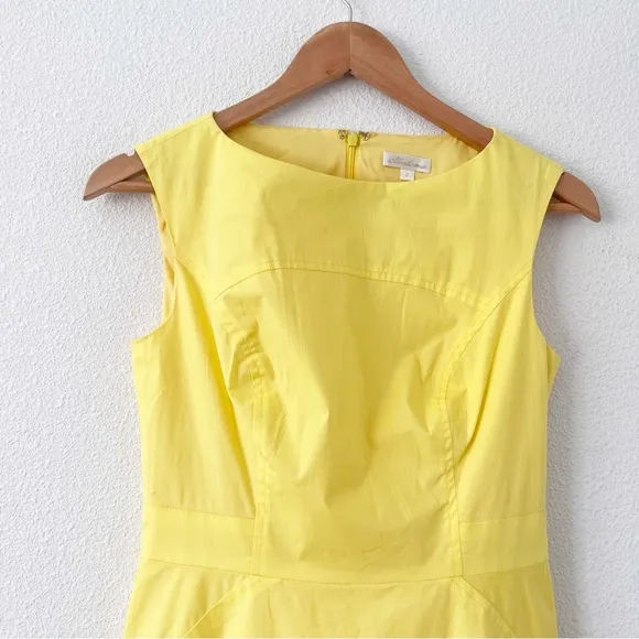 Shoshanna A-Line Mini Dress in Yellow