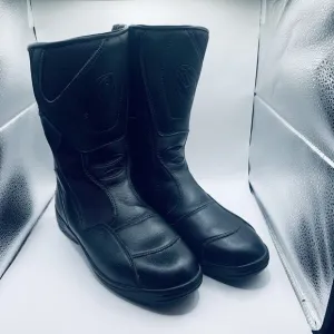 Sidi Leather black  Motorcycle Boots Rain Proof US11  EUR45
