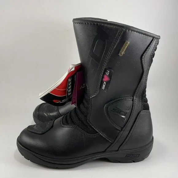Sidi LEI Lady Gavia Gore-Tex Motorcycle Riding Boots Womens Size 7 Black New NWT