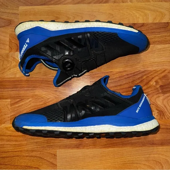 Size 12 - adidas White Mountaineering x Terrex Agravic Boa Black Royal RARE!