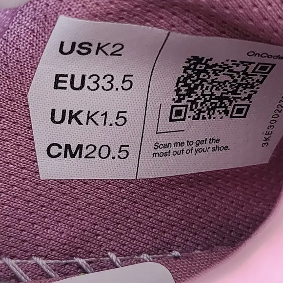 Size 2 Girl's ON CLOUDLEAP Pink Shoes