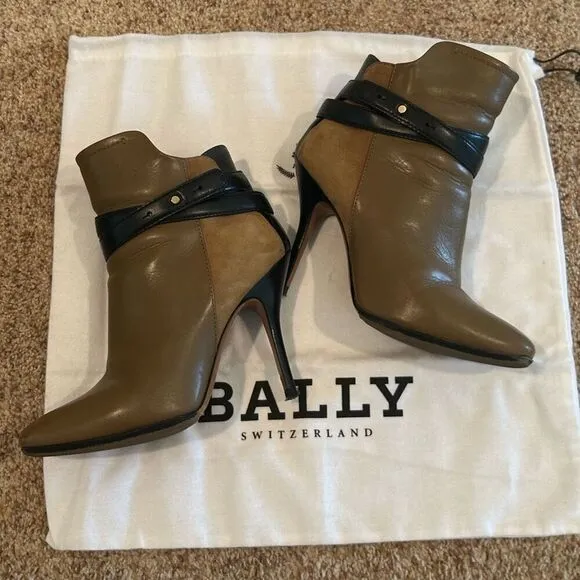 Size 36 BALLY Switzerland Boots Heels Leather