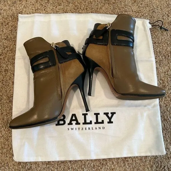 Size 36 BALLY Switzerland Boots Heels Leather