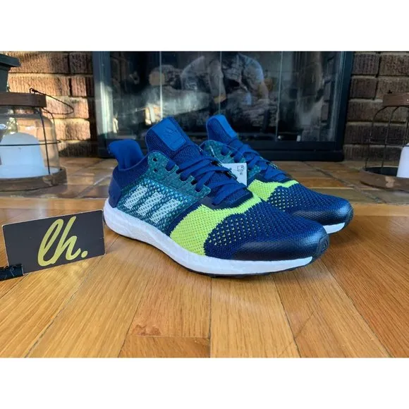 Size 8.5 Adidas Ultra Boost ST Legend Marine Blue Athletic Running Shoes B37695