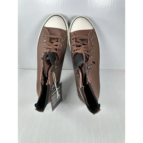 Size 9.5 Converse Chuck Taylor All Star City Trek Waterproof Mens Sneakers Brown