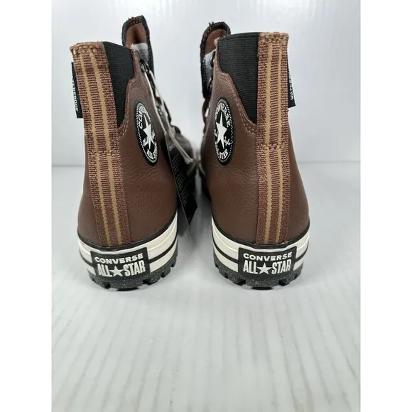 Size 9.5 Converse Chuck Taylor All Star City Trek Waterproof Mens Sneakers Brown