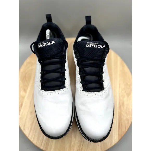 Skechers GO GOLF Waterproof Leather Golf Shoes White SN 54523 Mens Size US 11.5