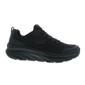 Skechers Mens D'Lux Walker Pensive Black Shoes (NWT)