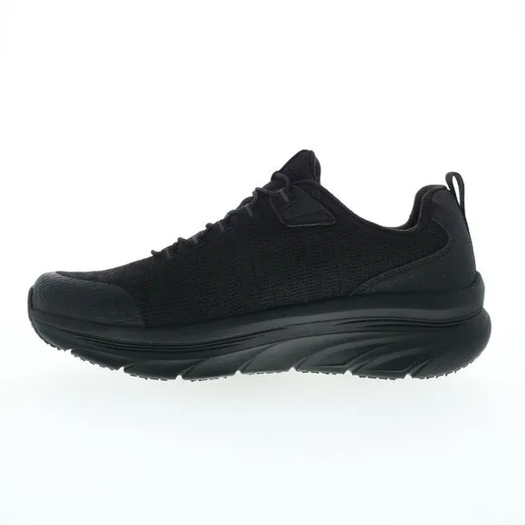 Skechers Mens D'Lux Walker Pensive Black Shoes (NWT)