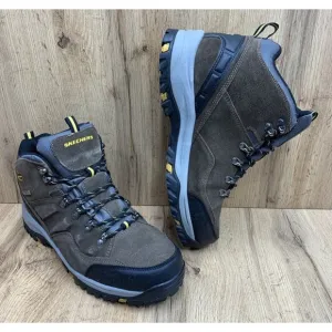 Skechers Relment Pelmo 64869 Men's Size 12 Relaxed Fit Waterproof Hiking Boots