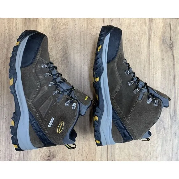 Skechers Relment Pelmo 64869 Men's Size 12 Relaxed Fit Waterproof Hiking Boots