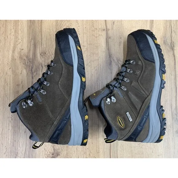 Skechers Relment Pelmo 64869 Men's Size 12 Relaxed Fit Waterproof Hiking Boots
