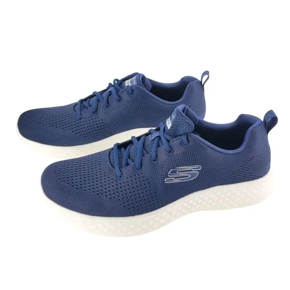 SKECHERS Sneakers Men's 13 Lite Foam Activewear Air Cooled Athletic Shoes Blue
