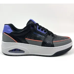 Skechers Street Dia De Los Muertos Men 10.5 Black Purple Shoes 183914 / BKMT New