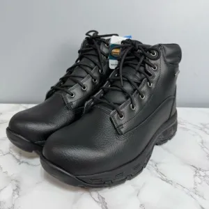 Skechers Men's Leather Boot Shoes sz 9 Waterproof NEW #K412