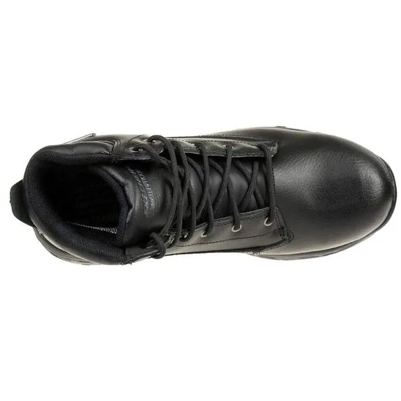 Skechers Men's Leather Boot Shoes sz 9 Waterproof NEW #K412