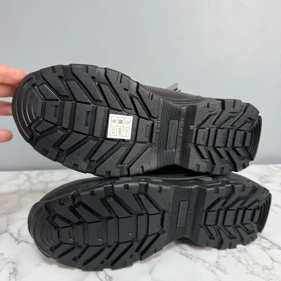 Skechers Men's Leather Boot Shoes sz 9 Waterproof NEW #K412