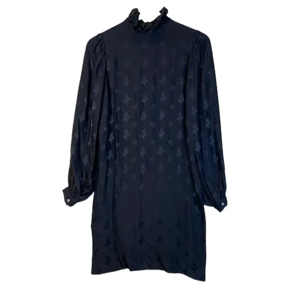 Soeur Claudette Silk Shift Dress Navy Size XXS
