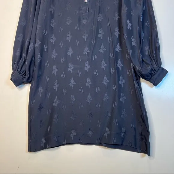 Soeur Claudette Silk Shift Dress Navy Size XXS