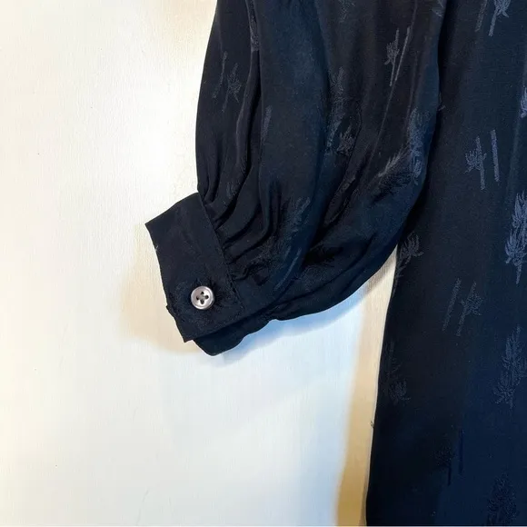 Soeur Claudette Silk Shift Dress Navy Size XXS