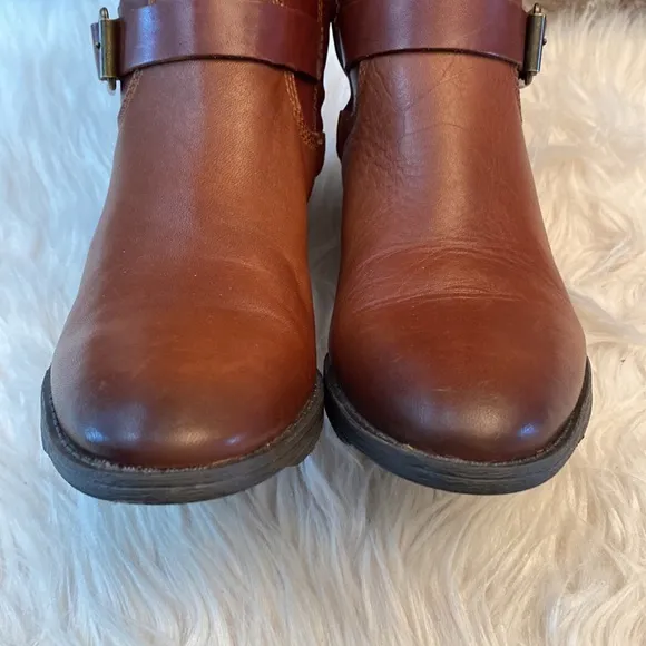 Sole Society Franzie Tall Leather Boots, Size 6.5M
