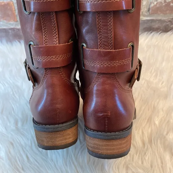 Sole Society Franzie Tall Leather Boots, Size 6.5M