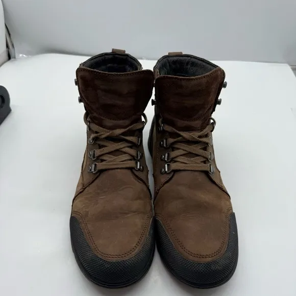 Sorel Ankeny II Boots Mens 9.5 Leather Ankle Waterproof Shoes Hiking NM3826-256