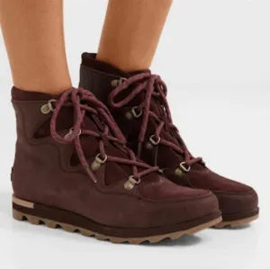 Sorel Boots Ankle Sneakchic Alpine Maroon