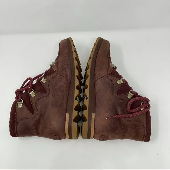 Sorel Boots Ankle Sneakchic Alpine Maroon