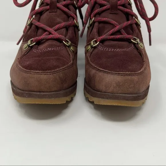 Sorel Boots Ankle Sneakchic Alpine Maroon