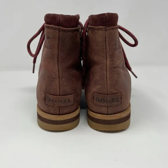 Sorel Boots Ankle Sneakchic Alpine Maroon