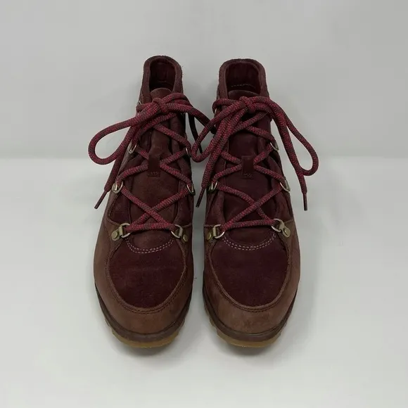 Sorel Boots Ankle Sneakchic Alpine Maroon
