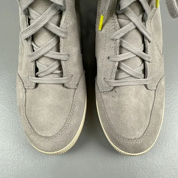 Sorel Boots Womens 10.5 Gray Dove Quarry Out N About Wedge Waterproof Suede