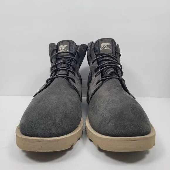 Sorel Caribou OTM  Men's Gray Waterproof Chukka Boots US Size 12 NWOT