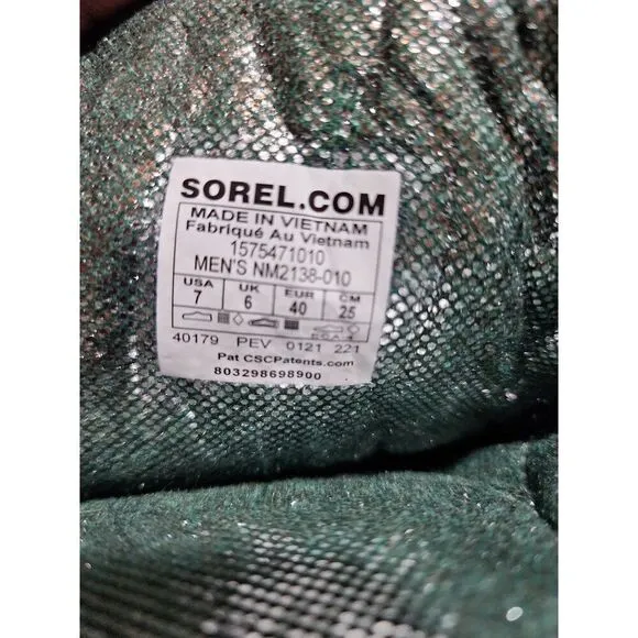SOREL Caribou XT Insulated Waterproof Snow Boot Men's Size 7