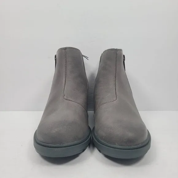 Sorel Evie II Zip Women's Gray Ankle Boots NL5025-052 US Size 7 NWB